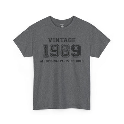 Vintage 1989 Retro T-Shirt - Premium Unisex Cotton Tee