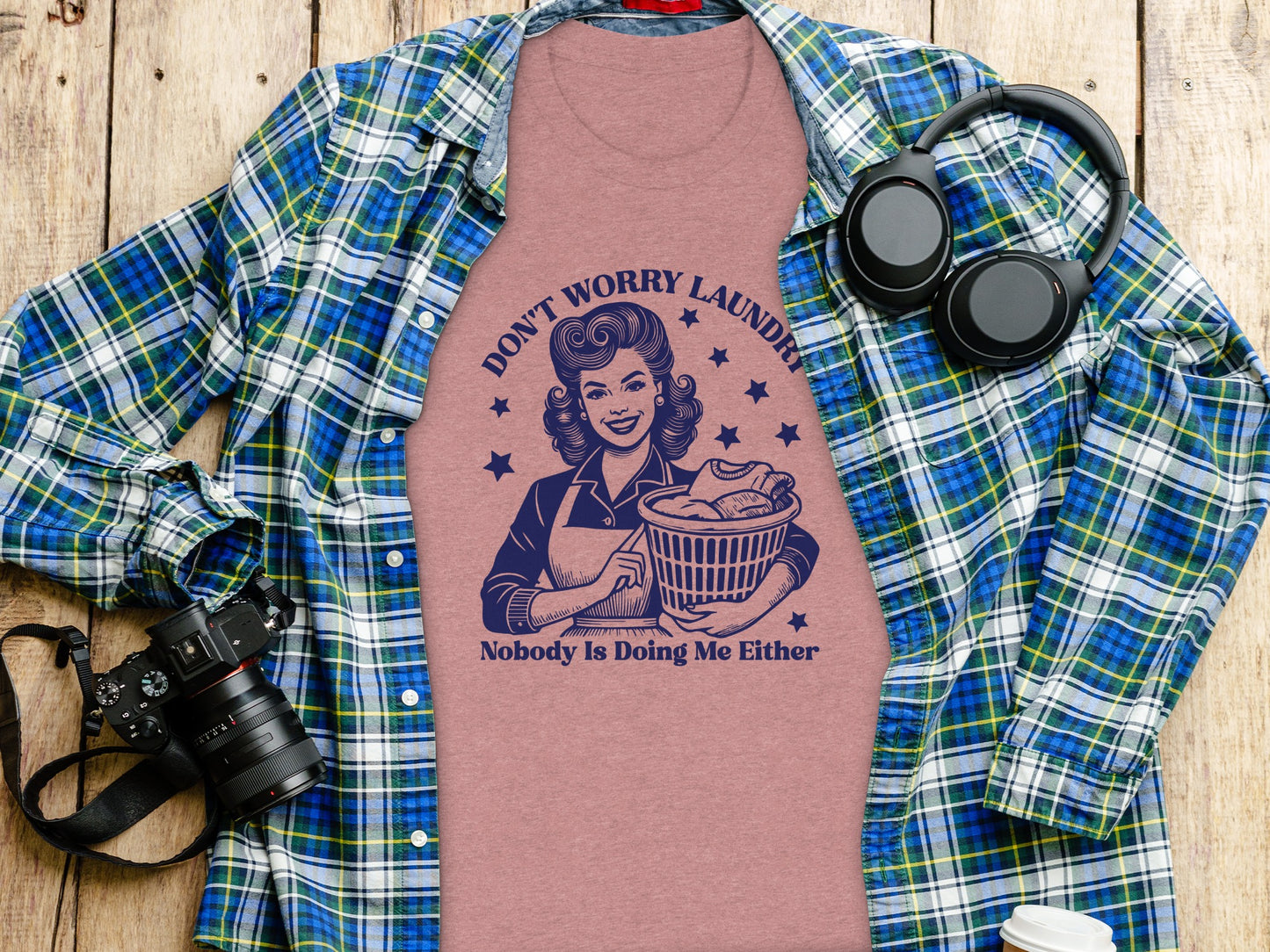 Don't Worry Laundry Funny Graphic Tee Shirt