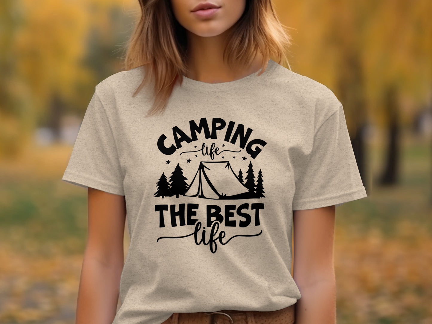 Camping Life The Best Life Outdoor Adventure T-Shirt T-Shirt - Outdoor & Adventure Collection - Mile Marker 16 Gear by Cloud 16 Clothing Co.