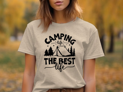 Camping Life The Best Life Outdoor Adventure T-Shirt T-Shirt - Outdoor & Adventure Collection - Mile Marker 16 Gear by Cloud 16 Clothing Co.