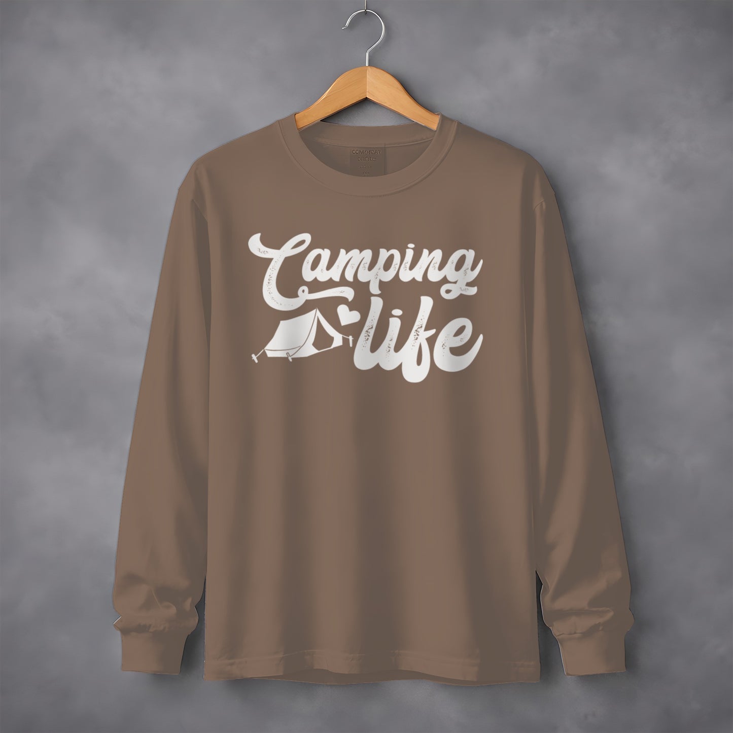Camping Life Long Sleeve Graphic Shirt