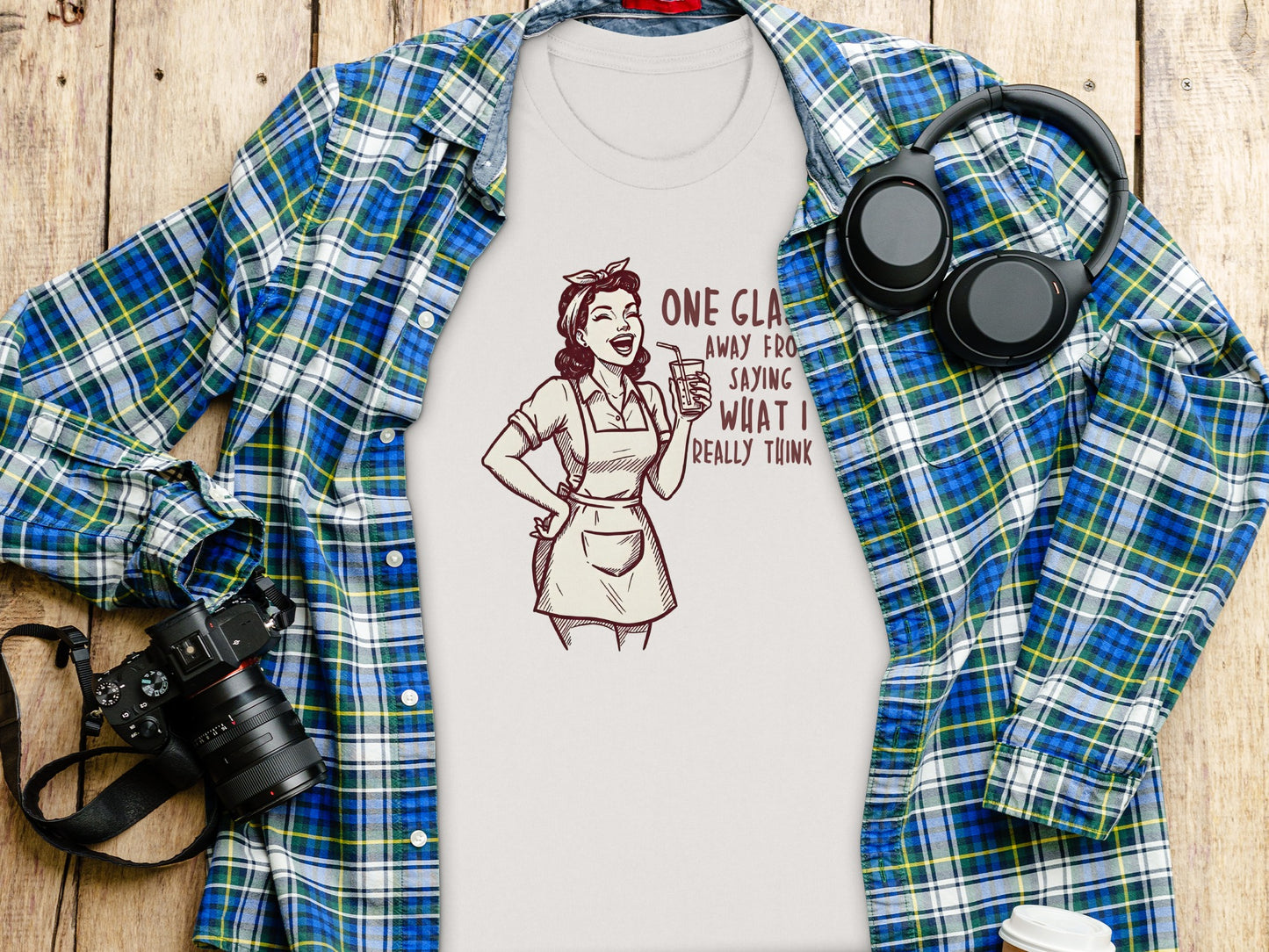 One Glass Away From Saying What I Really Think Shirt