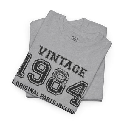 Vintage 1984 Retro T-Shirt - Premium Unisex Cotton Tee