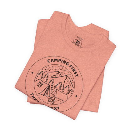 Camping Therapy Unisex T-Shirt - Nature Lover Gift for Outdoor Adventures
