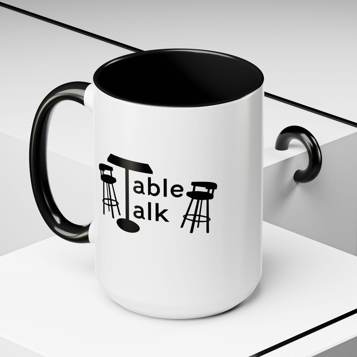 Table Talk Mug — Coffee Cup with Logo &  Match Card