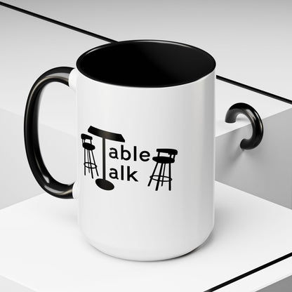Table Talk Mug — Coffee Cup with Logo &  Match Card