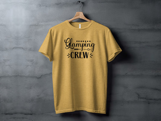 Glamping Crew Camping with Friends Family Outdoors T-Shirt T-Shirt - Outdoor & Adventure Collection - Mile Marker 16 Gear by Cloud 16 Clothing Co.
