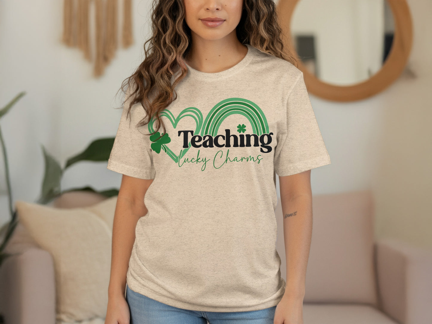 Teaching Lucky Charms Graphic Tee Casual Shirt