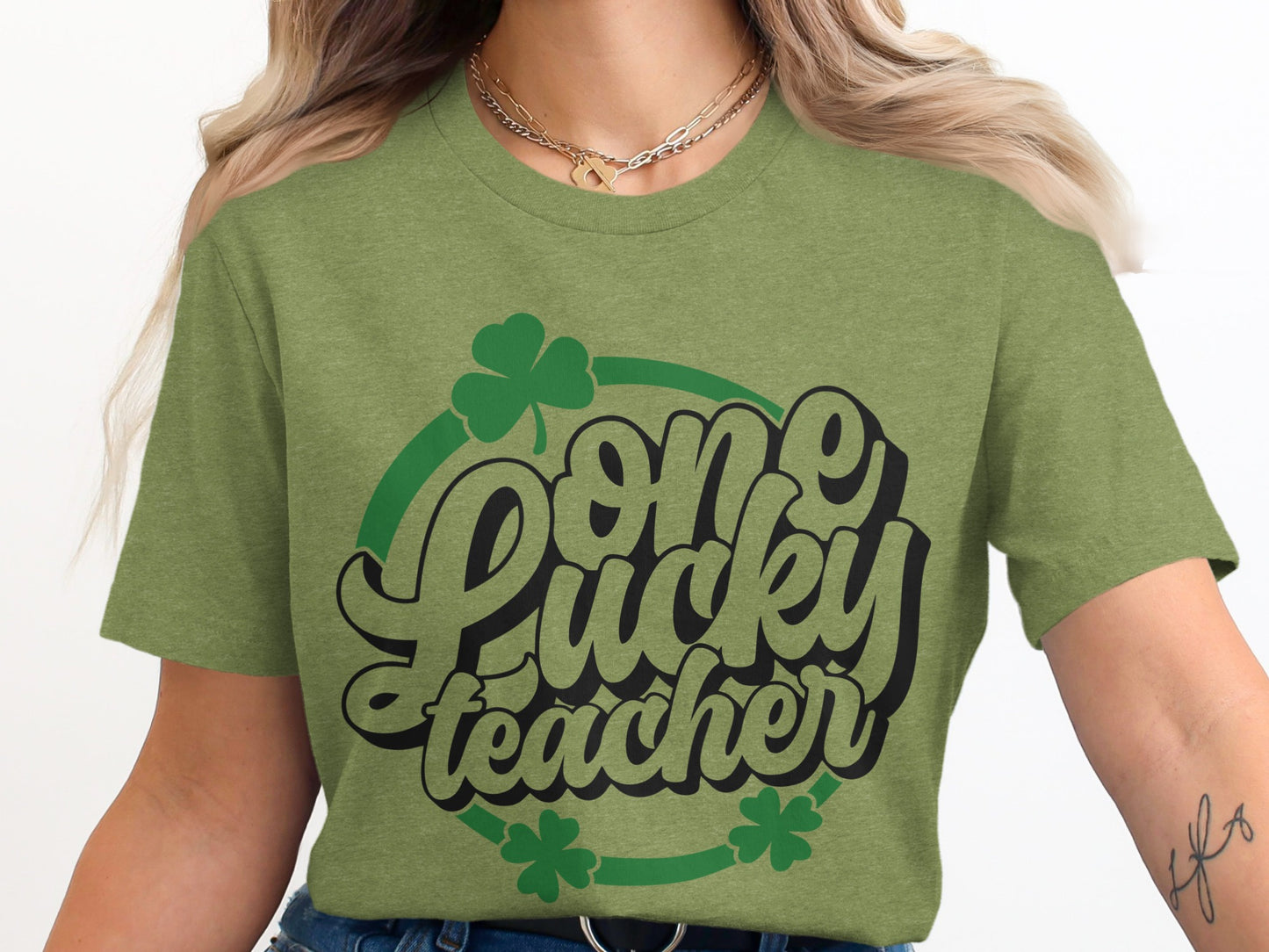 One Lucky Teacher St Patrick's Day T-Shirt