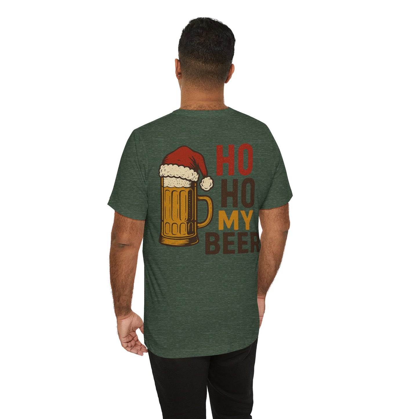 Scrappy Malone's Bar Christmas Tee — "Ho Ho My Beer" Beer Lover T-Shirt