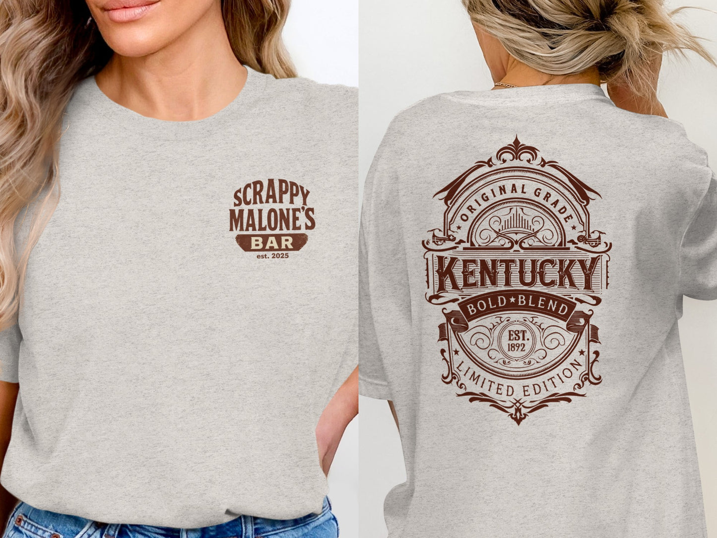 Kentucky Bold Blend Original Grade Limited Edition T-Shirt T-shirt - Scrappy Malone's Bar 100-Proof Humor - Cloud 16 Clothing Co.
