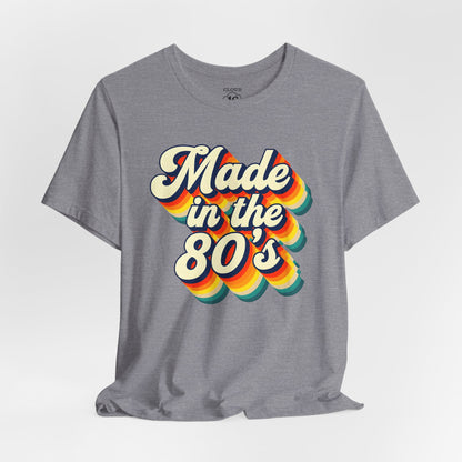 Retro 80s Vintage Unisex T-Shirt - Nostalgic Graphic Tee for Music Lovers