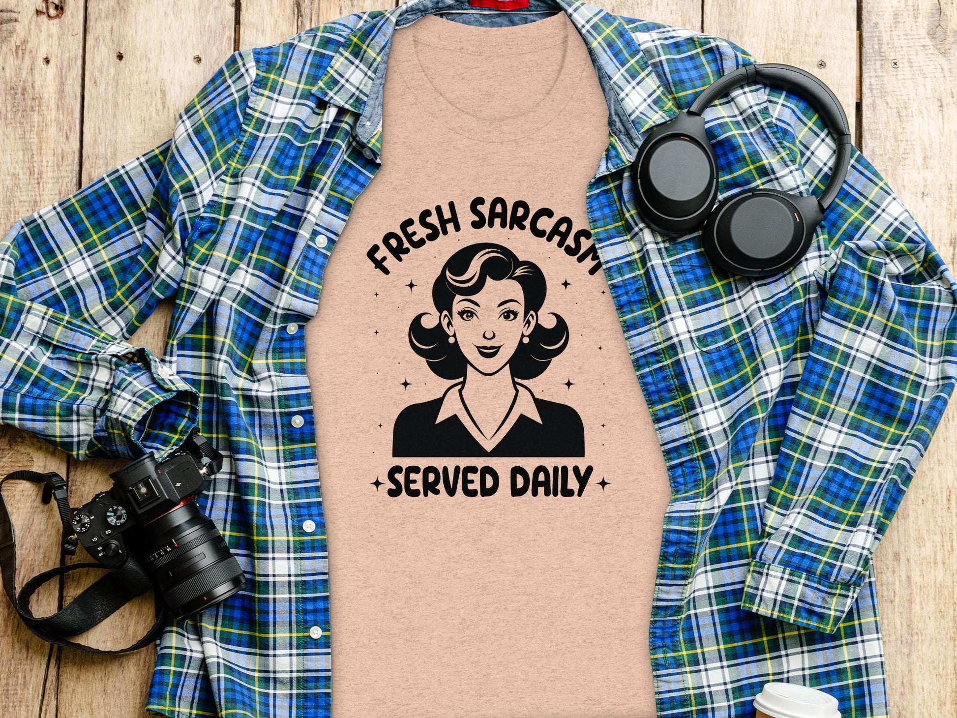 Fresh Sarcasm Served Daily Graphic Tee
