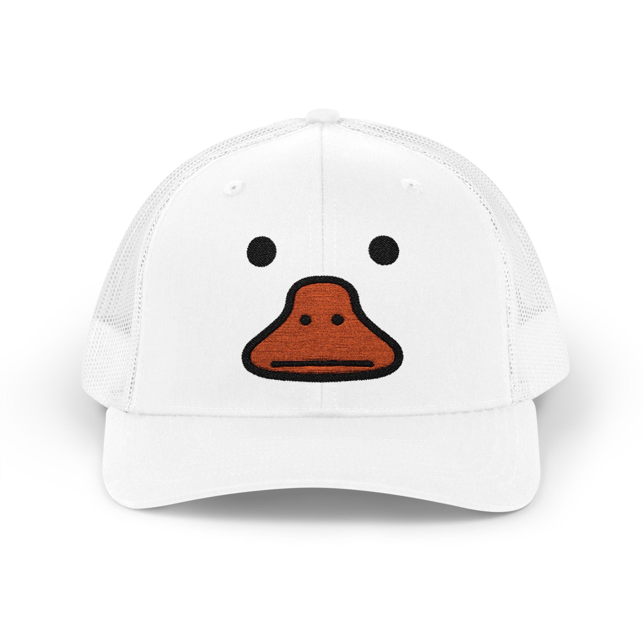 Duck Face Snapback Trucker Hat - Funny Animal Cap for Summer Beach Days & Festivals