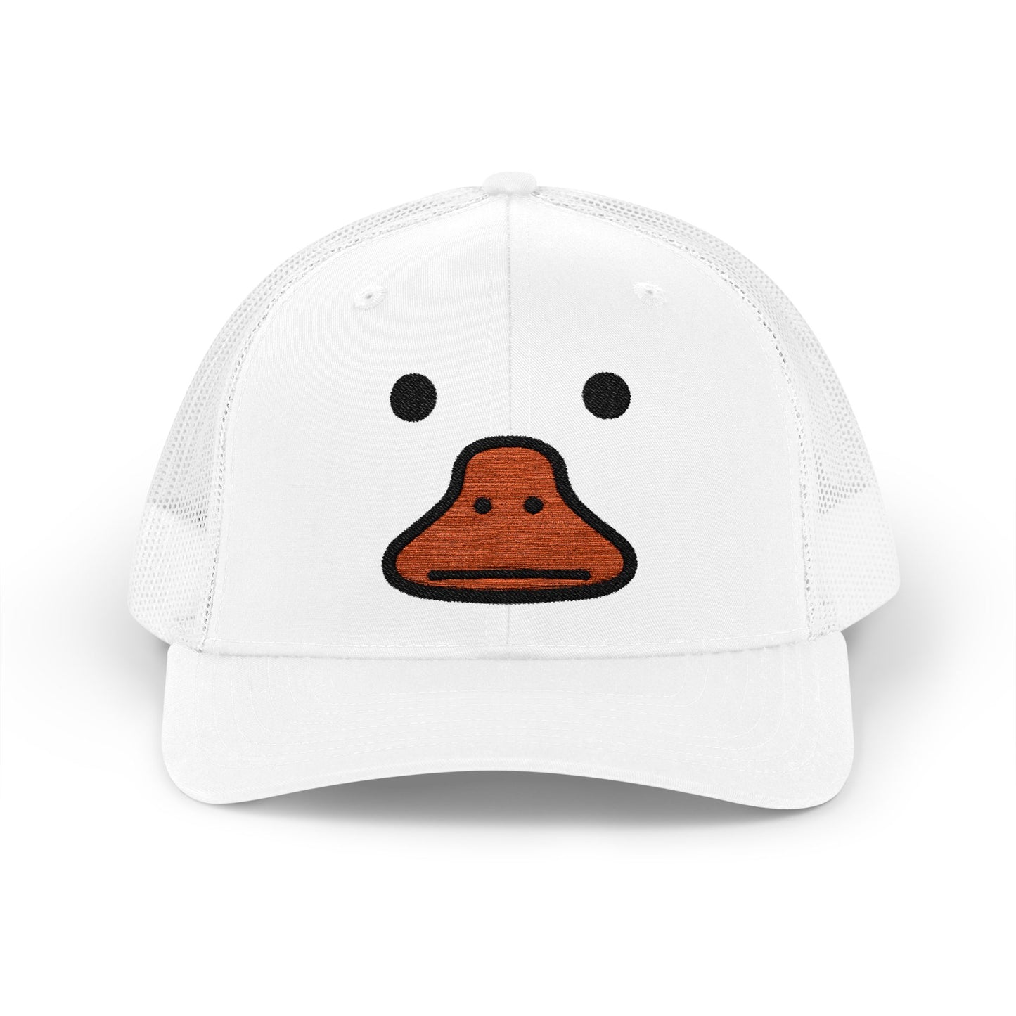 Duck Face Snapback Trucker Hat - Funny Animal Cap for Summer Beach Days & Festivals