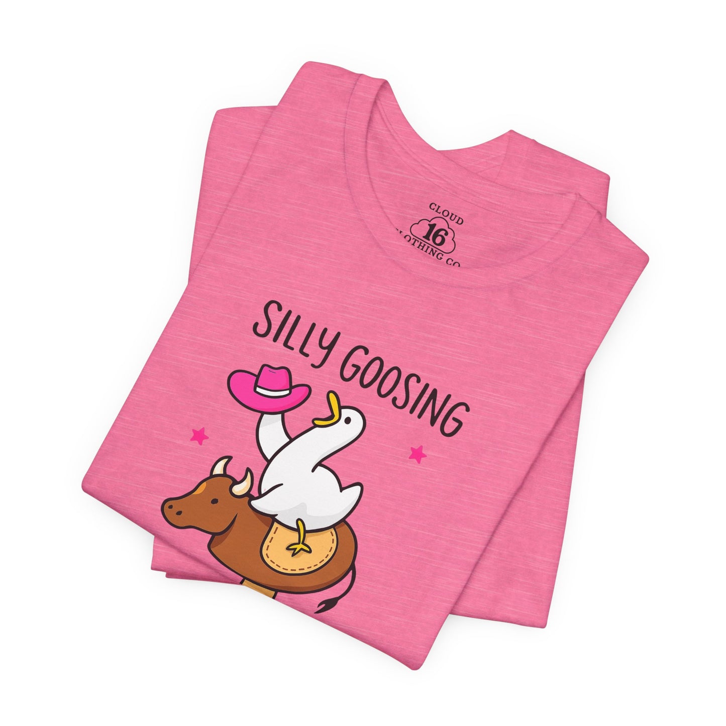 Silly Goosing Women's Tee - Funny Animal Graphic T-Shirt