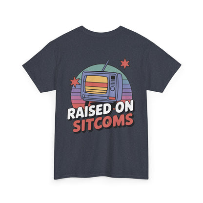 Retro Sitcom Heavy Cotton Tee - Nostalgic TV Show Shirt for Men & Women