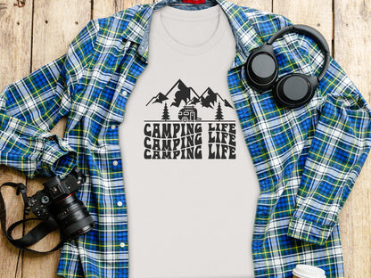 Camping Life Camping Life Camping Life T-Shirt T-Shirt - Outdoor & Adventure Collection - Mile Marker 16 Gear by Cloud 16 Clothing Co.
