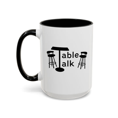 Table Talk Mug — Coffee Cup with Logo &  Match Card