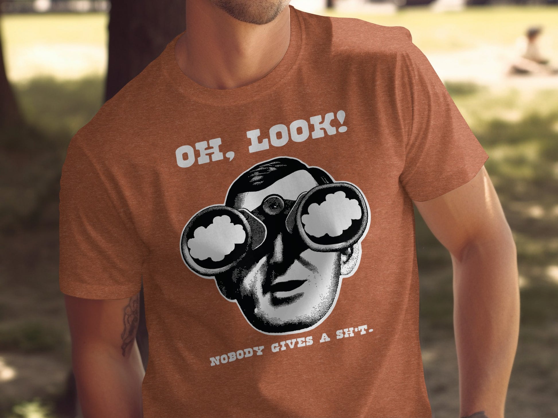 Oh Look Nobody Gives A Sht Graphic Tee