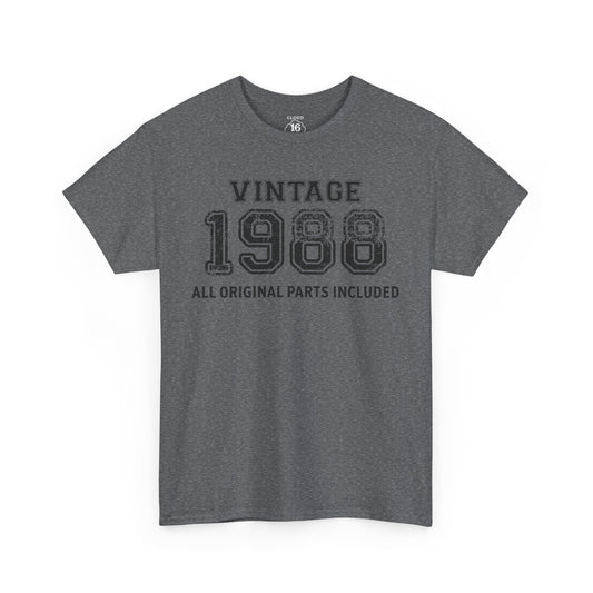 Vintage 1988 Retro T-Shirt - Premium Unisex Cotton Tee