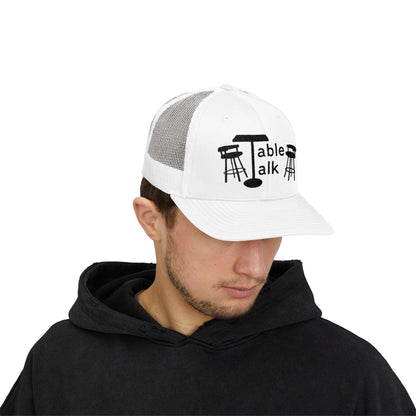 Table Talk Logo Embroidered Snapback Trucker Cap