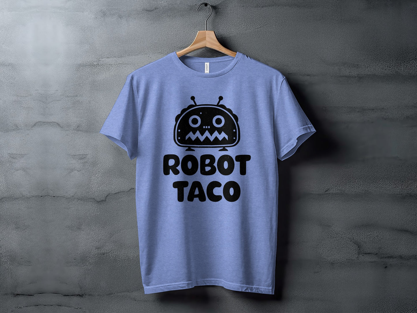 Robot Taco Graphic T-Shirt Fun Robot Taco Shirt