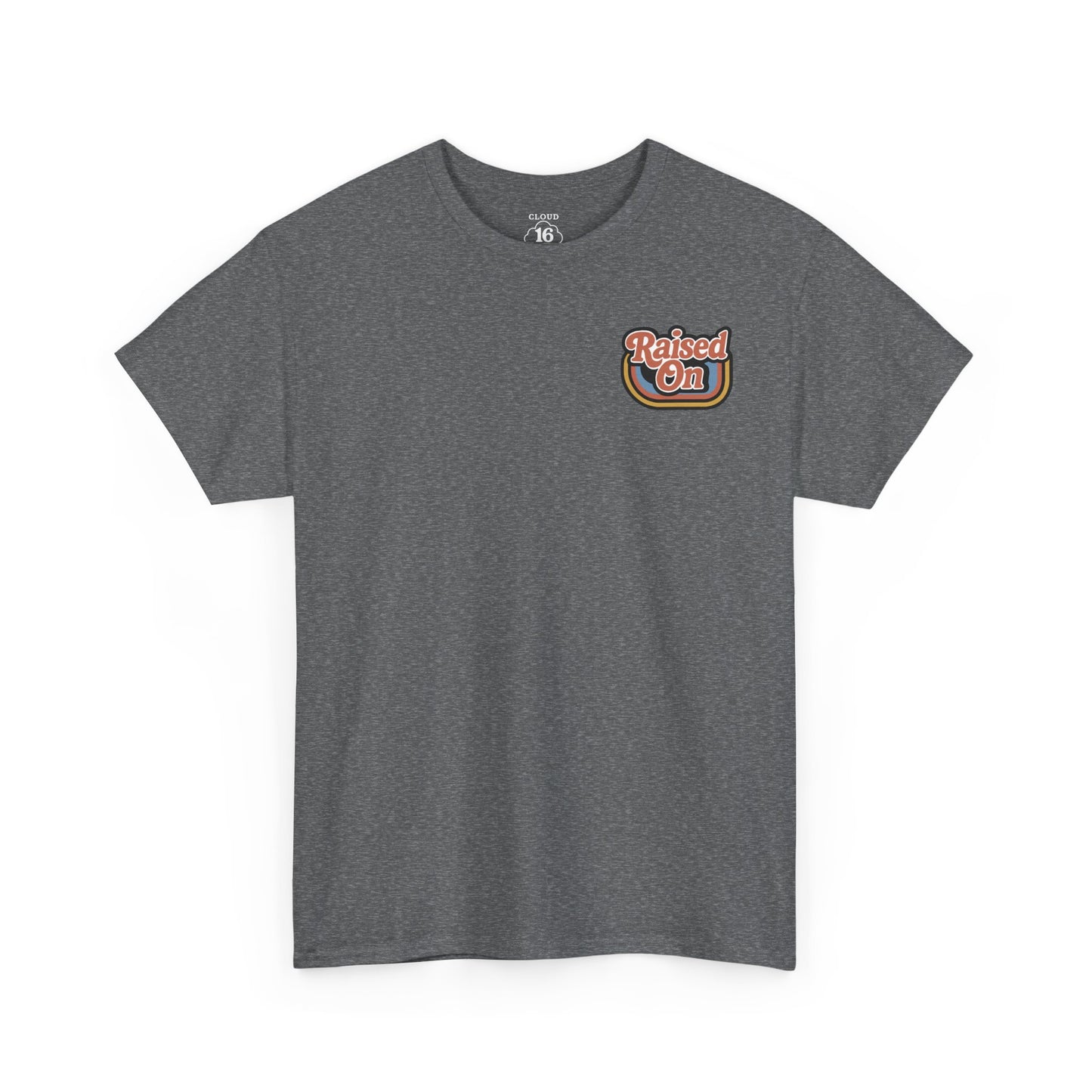 Retro Music Vibe Heavy Cotton Tee - Vintage Radio Shirt for Music Lovers