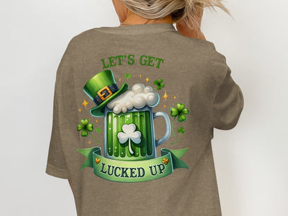 Scrappy Malone's Bar, Irish Pub, Shamrock Decor, Unique Gift, Other Products, St Patrick's Day Bar Sign, Irish Decor T-Shirt - Scrappy Malone's Bar 100-Proof Humor - Cloud 16 Clothing Co.