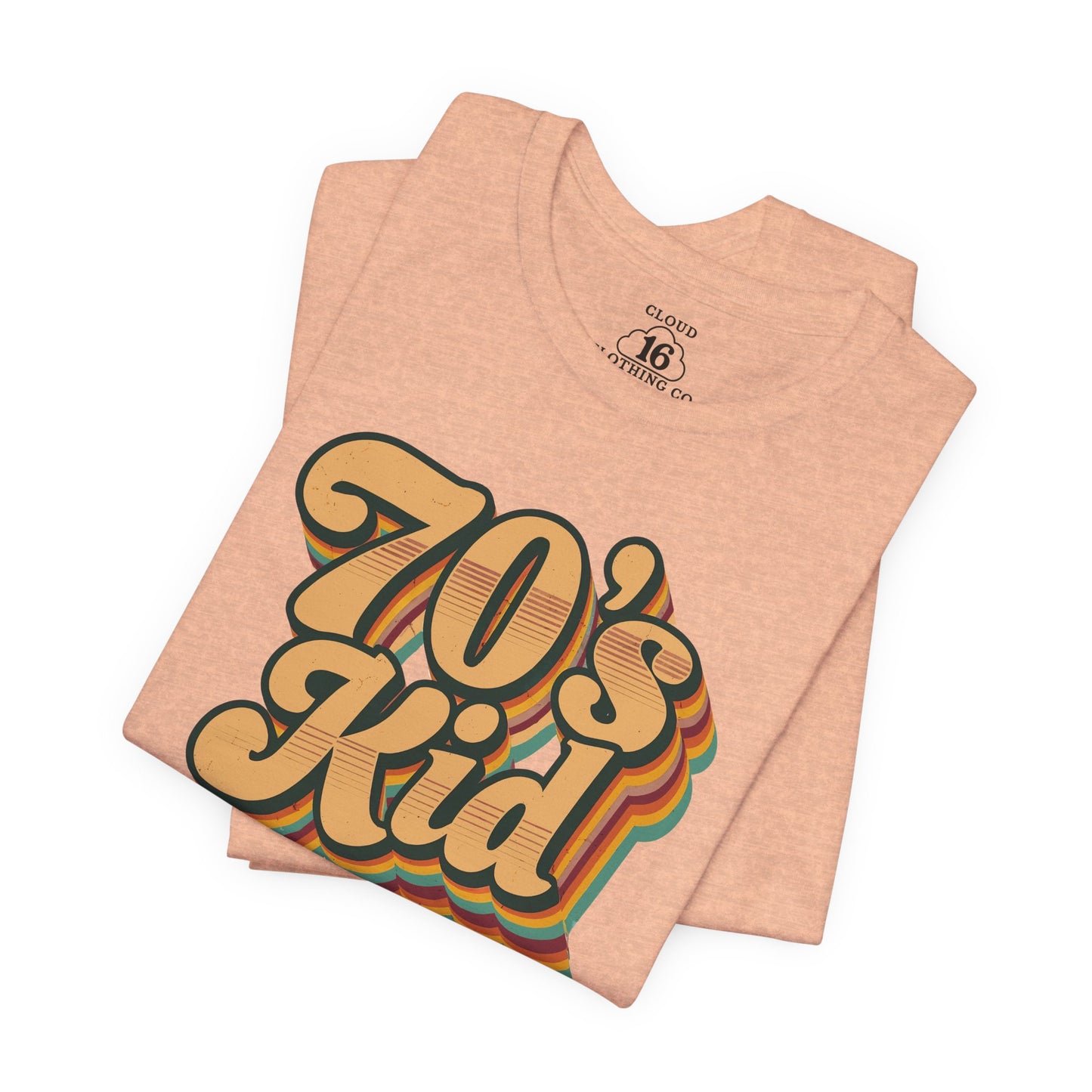 Retro 70s Kid T-Shirt - Vintage Unisex Tee for Nostalgia Lovers