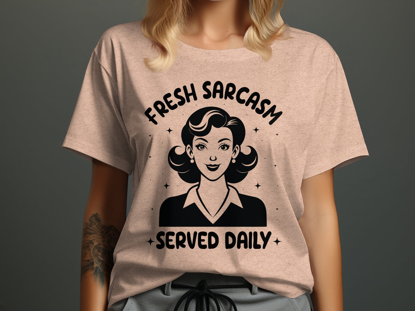 Fresh Sarcasm Served Daily Graphic Tee