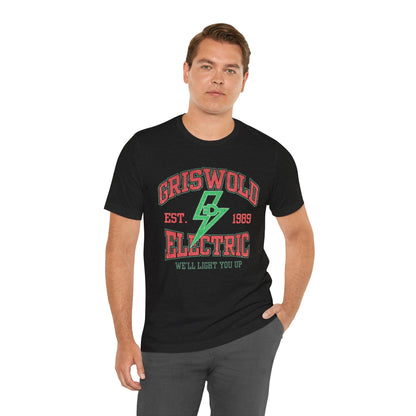 Griswold Electric Christmas Lights T-Shirt - Retro Holiday Graphic Tee