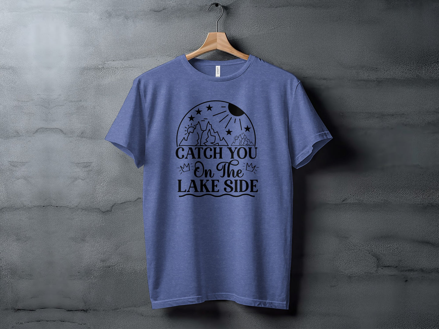 Catch You On The Lake Side Graphic Design Unisex T-Shirt T-Shirt - Outdoor & Adventure Collection - Mile Marker 16 Gear by Cloud 16 Clothing Co.