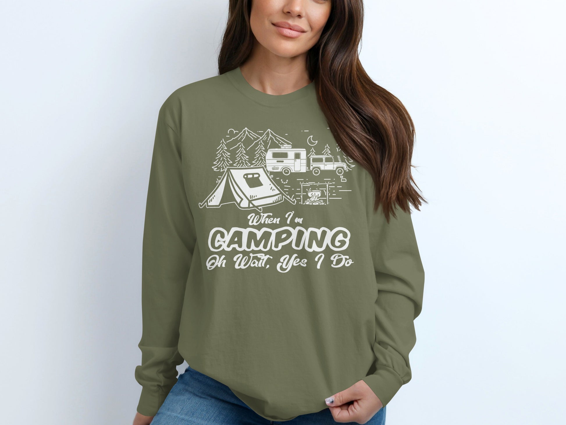 When I'm Camping Oh Wait Yes I Do Camping Shirt
