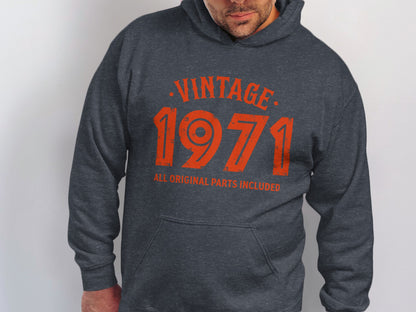 Vintage 1971 All Original Parts Included Hoodie