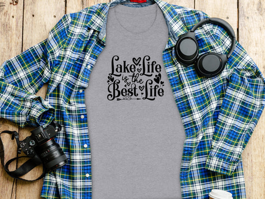 Lake Life Is the Best Life Summer Vacation Time T-Shirt T-Shirt - Outdoor & Adventure Collection - Mile Marker 16 Gear by Cloud 16 Clothing Co.
