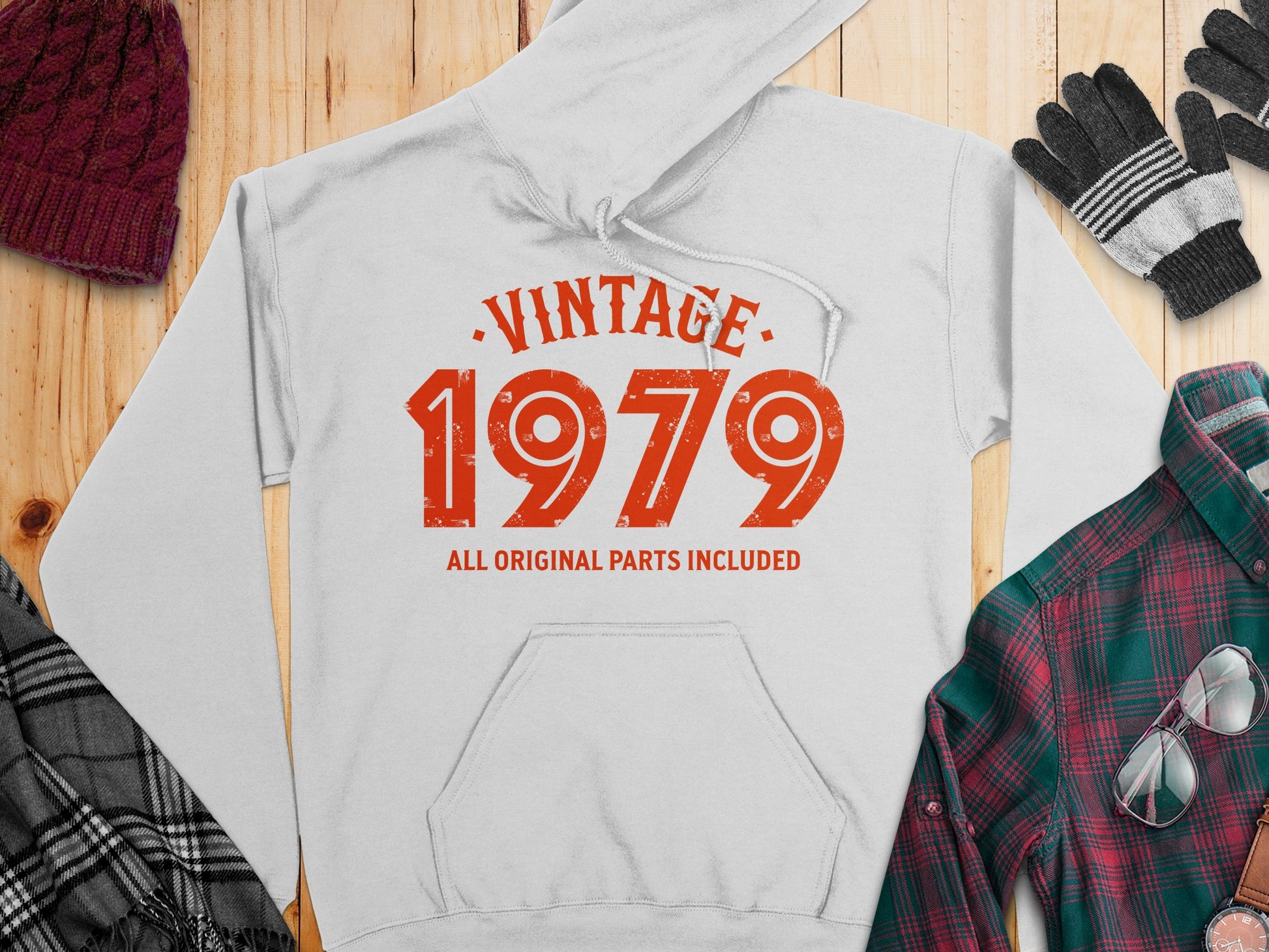 Vintage 1979 All Original Parts Included Hoodie