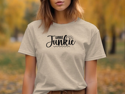 Lake Junkie Graphic for Lovers of Water Activities T-Shirt T-Shirt - Outdoor & Adventure Collection - Mile Marker 16 Gear by Cloud 16 Clothing Co.