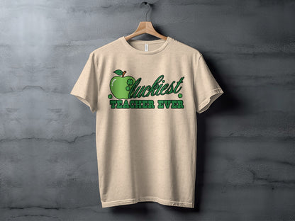 Luckiest Teacher Ever Graphic T-shirt