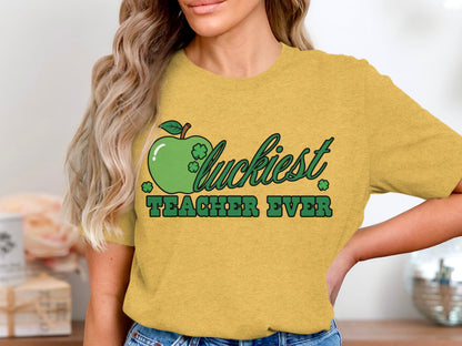 Luckiest Teacher Ever St Patrick's Day Shirt