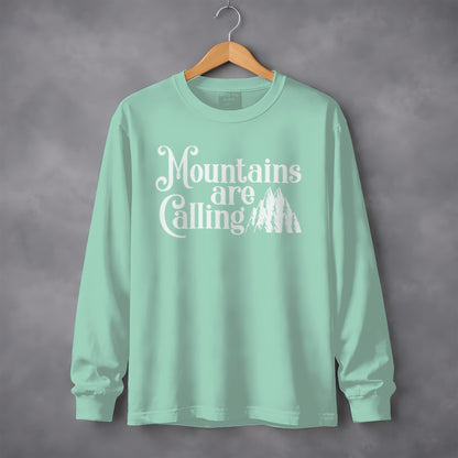 Mountains Are Calling Long Sleeve Shirt