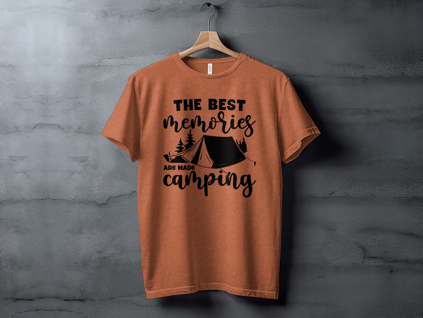 The Best Memories Are Made Camping Outdoors T-Shirt T-Shirt - Outdoor & Adventure Collection - Mile Marker 16 Gear by Cloud 16 Clothing Co.