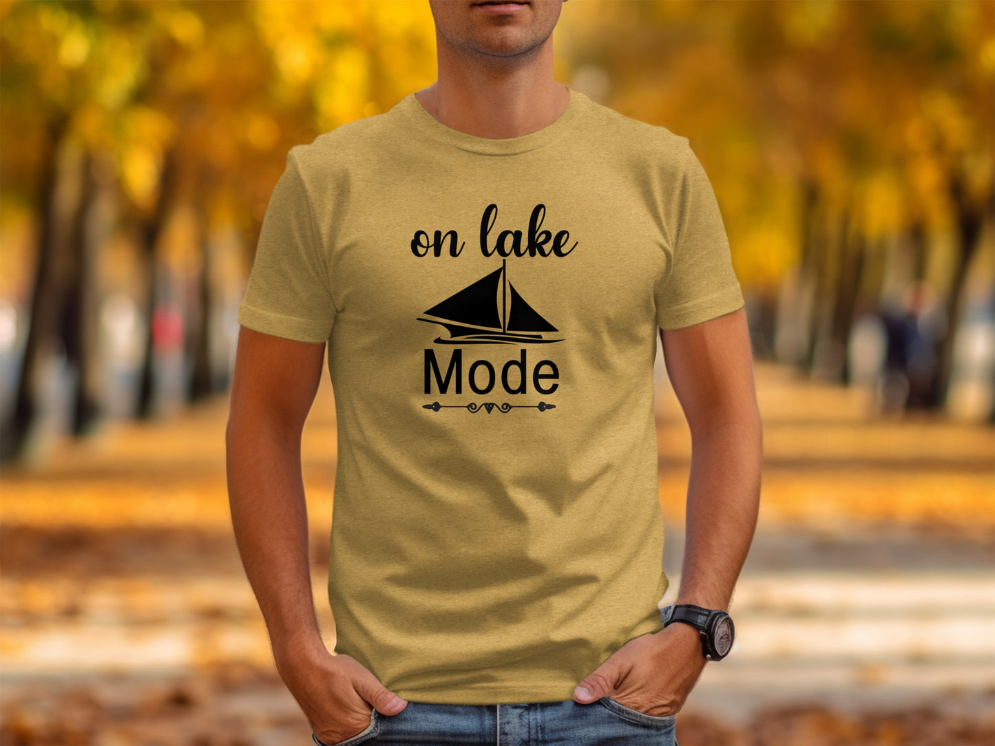 On Lake Mode Boat Vacation Summer Holiday Trip T-Shirt T-Shirt - Outdoor & Adventure Collection - Mile Marker 16 Gear by Cloud 16 Clothing Co.