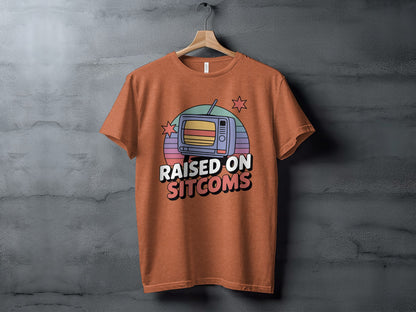 Raised On Sitcoms Graphic Tee Shirt