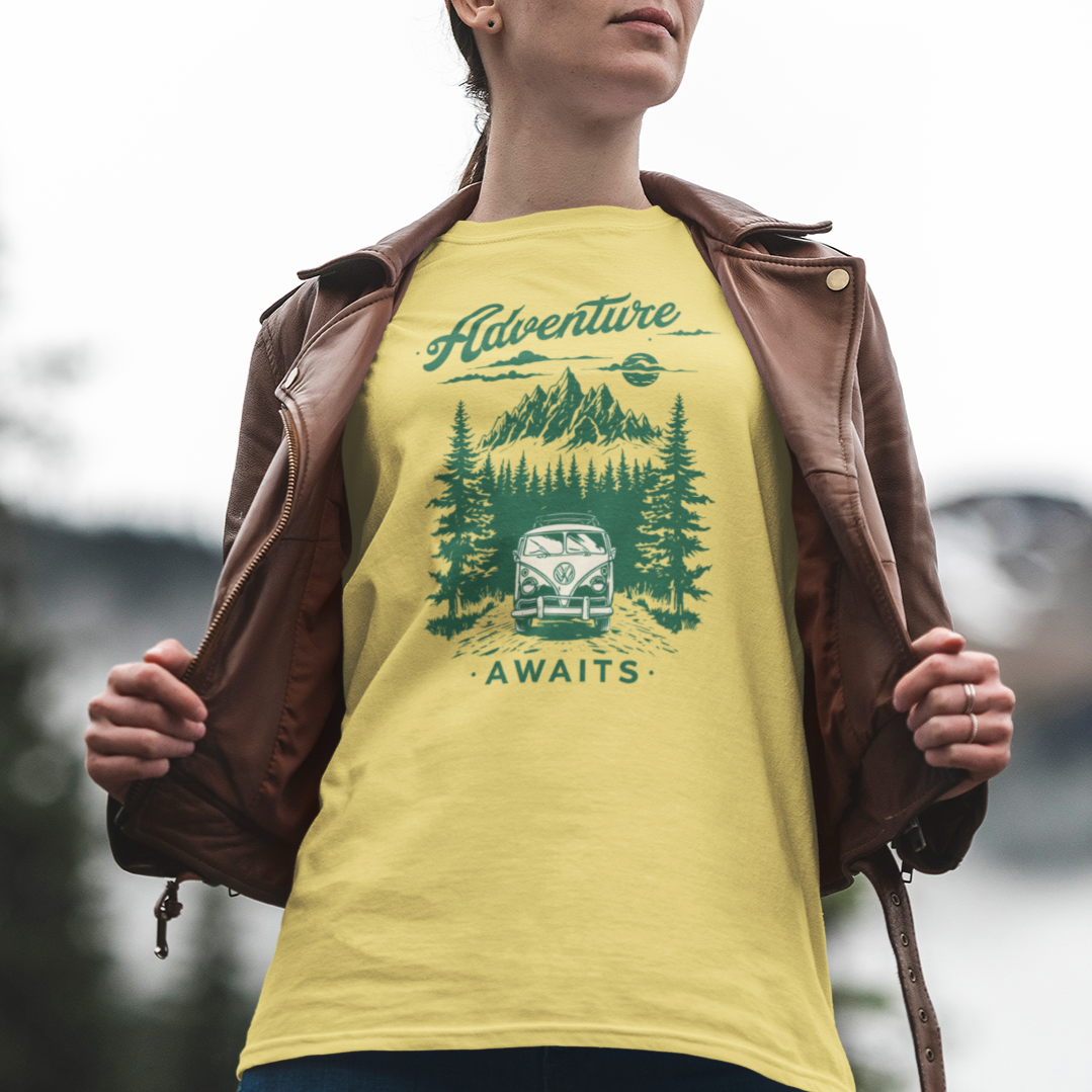 Adventure Awaits Unisex T-Shirt - Premium Travel & Outdoor Apparel