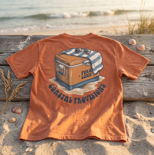 Puka Luna - Cooler Coastal Provisions Graphic Tee
