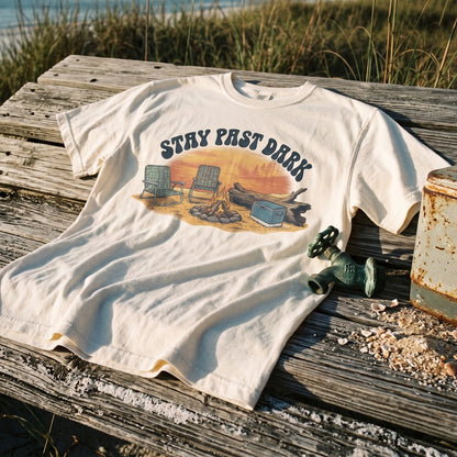 Puka Luna - Stay Past Dark Campfire Graphic Tee