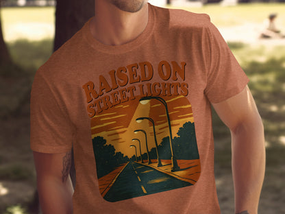 Raised on Street Lights Graphic T-shirt