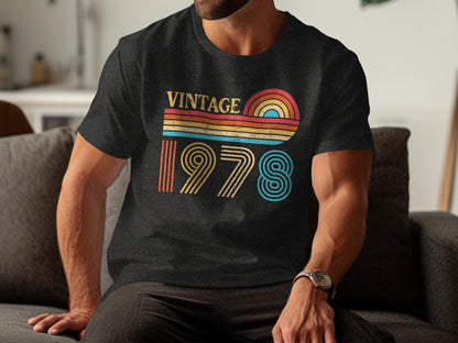 Vintage 1978 Retro Design Graphic T-shirt
