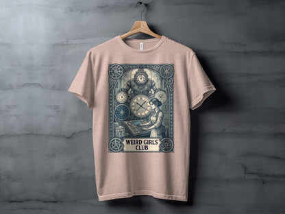 Weird Girls Club Steampunk Inventor T-Shirt - Black Label Series